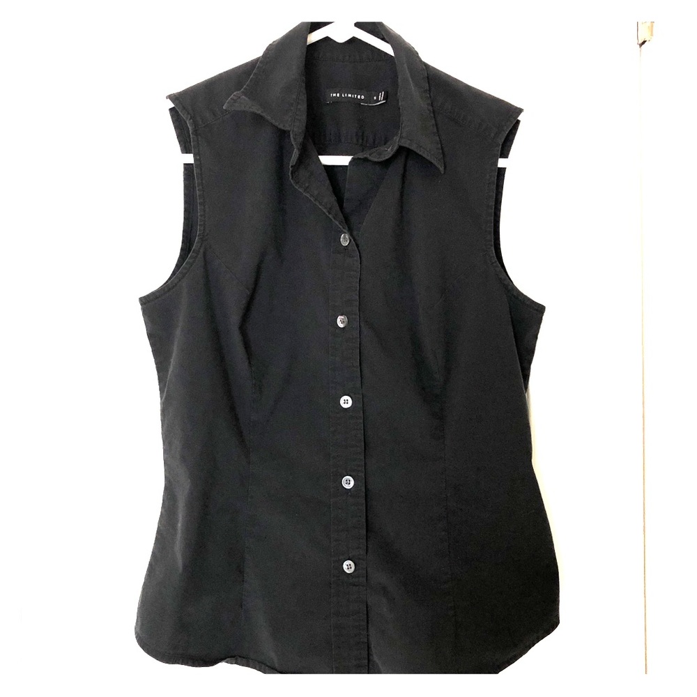 The Limited sleeveless button top